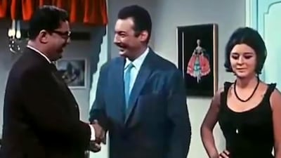 Rushdy Abaza and Soad Hosny in the 1966 romantic comedy Too Young For Love. Photo: Madiha Yousry
