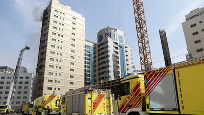 Emergency services brought the blaze under control 'within 14 minutes'.