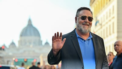 Following the success of his most famous role in Gladiator, Russell Crowe was made an ambassador of Rome in 2022. AFP