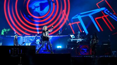 Guns N’ Roses played for close to two hours.