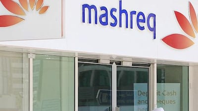 Mashreq’s Step up Saver offers up to 10,000 Salaam points. Philip Cheung / The National