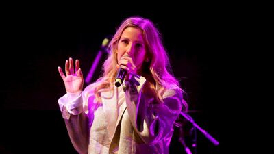 Ellie Goulding's concert in Dubai has been pushed back. AP
