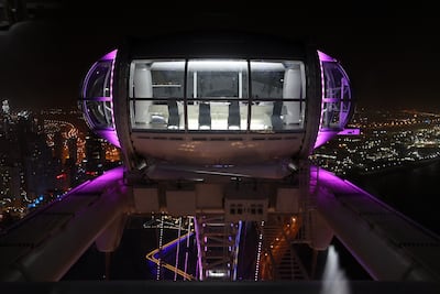 During the night, the view from the cabin is completely different from the daytime views. Pawan Singh / The National