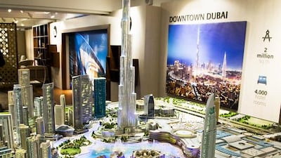 The Burj Khalifa stands tall at Harrods. Courtesy Emaar / Harrods Estates