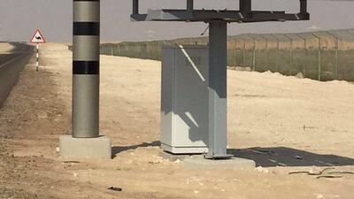 The speed cameras are solar powered and can detect drivers on the hard shoulder. Abu Dhabi Police
