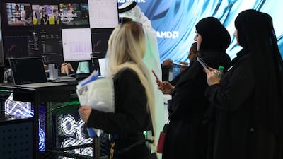 The training programme was announced at Abu Dhabi's Ai Everything event. Photo: Epa