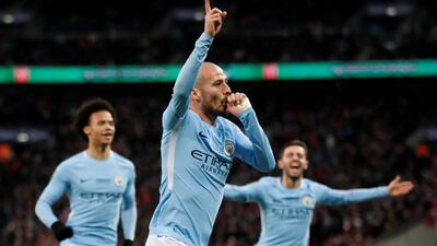 Centre midfield: David Silva (Manchester City) – So often the unselfish supplier, the Spaniard got the glory of a Cup final goal as he scored City’s third against Arsenal. Carl Recine / Reuters