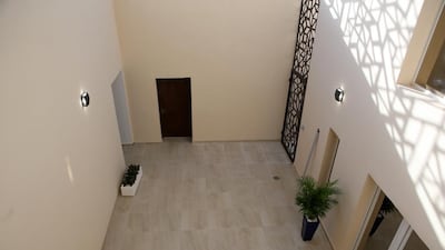 The internal courtyard.