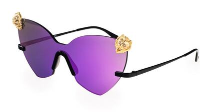 GLASSING_GP_GP03_Magenta_LION_QUARTER. AED 1299, customization price upon request.Courtesy of Glassing