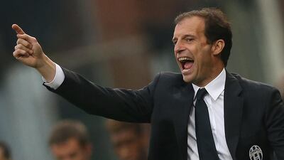 Massimiliano Allegri has been gradual in the changes he has brought about at Juventus. Marco Bertorello / AFP
