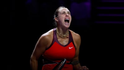 World No 1 Aryna Sabalenka went into the match a four-time major winner. Reuters