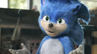 Ben Schwartz voices Sonic in 'Sonic the Hedgehog'. Courtesy Paramount Pictures and Sega