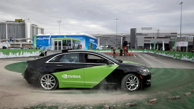 An autonomous-driving Lincoln MKZ gives demonstration rides during the 2017 CES in Las Vegas, Nevada. Steve Marcus / Reuters