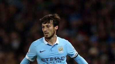 David Silva of Manchester City shown in action during his team's League Cup quarter-final win over Hull City on Tuesday night. Chris Brunskill / Getty Images / December 1, 2015