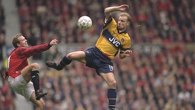 5) Dennis Bergkamp (Arsenal) 94 assists in 315 games. Allsport