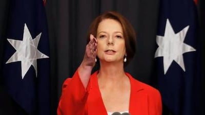 Julia Gillard and her ruling Labor Party spent 2012 languishing well behind Tony Abbott's Liberal-National Party Coalition in the opinion polls. Daniel Munoz / Reuters