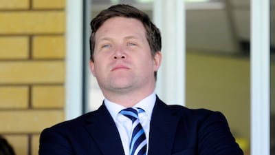 David Haigh looks on during a Sky Bet Championship match between Yeovil Town and Leeds United. Getty Images