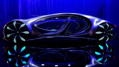 Mercedes-Benz partnered with Disney to develop the Vision AVTR. AFP