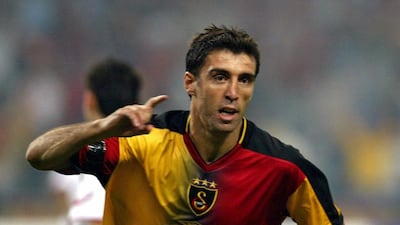 Hakan Sukur, a striker whose football career stretched from 1987-2007, is by far the most prolific goalscorer in the history of the Turkish national team, scoring 51 times in 112 appearances. Kerim Okten/EPA