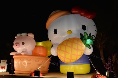 A Hello Kitty lantern on display at the Taiwan Lantern Festival in Pingtung. Courtesy Taiwan Tourism