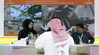 Abu Dhabi Aircraft Technologies has more than 2,000 employees, 200 of whom will be transferred to a new company called TS&S Aerospace. Philip Cheung / The National