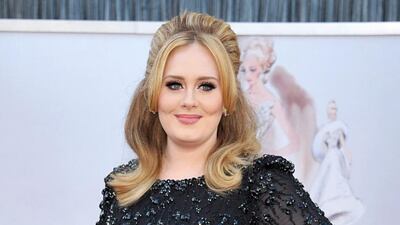 Adele is the ninth most searched person in the UAE this year. Singer Adele arrives at the Oscars in Los Angeles. John Shearer / Invision / AP