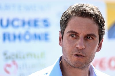 Former prime minister Gabriel Attal has said Ms Le Pen's decision to run for president is not moral. AFP