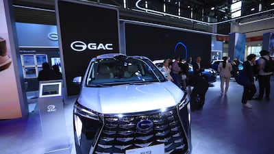 A GAC E9 vehicle. Bloomberg