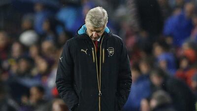 Arsenal manager Arsene Wenger looks dejected. Action Images via Reuters / Carl Recine