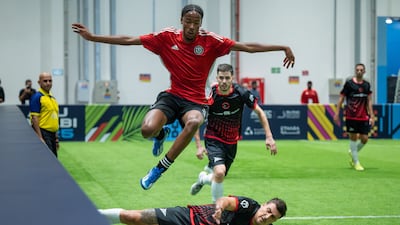 Games of the Future 2025 involves football on the pitch and and on a games console. Photo: Phygital International