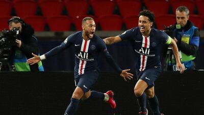 5. Paris Saint Germain - Neymar celebrates. Reuters.