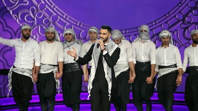 Yachoub Shaheen has won Arab Idol. Courtesy MBC