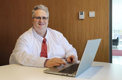 Stuart Forsyth says the programme is currently being used as a revision tool. Pawan Singh / The National