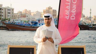 Khalil Abdul Wahid, head of Visual Arts at Dubai Culture & Arts Authority at the launch of the Soul of Dubai Guide. Images courtesy of Dubai Culture.