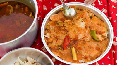 The process for making thareed. Khushnum Bhandari for The National