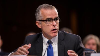 In an unsurprising move, Andrew McCabe, a frequent target of the GOP and President Trump, is stepping down as the deputy director of the FBI. He will go on leave immediately and plans to retire when he becomes fully eligible for benefits. Jim Lo Scalzo/ EPA