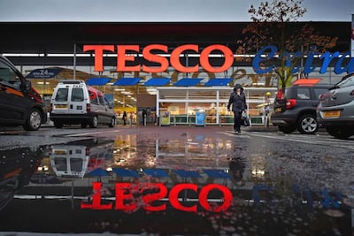 Tesco, the UK’s largest grocery chain, has maintained margins despite low-cost competitors. Getty Images