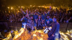 A 'bhajan clubbing' event that attracted thousands of dancing devotees in Delhi. Photo: Keshavam Devotional Rock Band