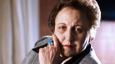 Iranian lawyer, human rights activist and 2003 Nobel Peace Prize-winner Shirin Ebadi.
