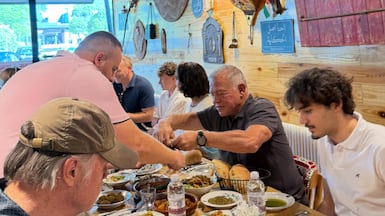 The Khashoka restaurant team in Texas said a visit from Jordan's King Abdullah II was 'a moment beyond anything we could have imagined'. Photo: Khashoka USA