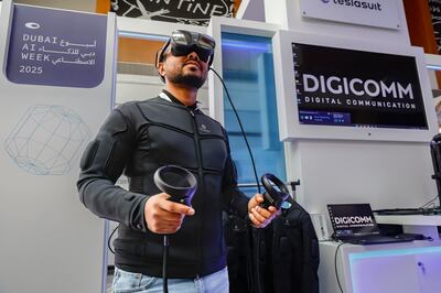 AI Week at the Museum of The Future, in Dubai. Antonie Robertson / The National