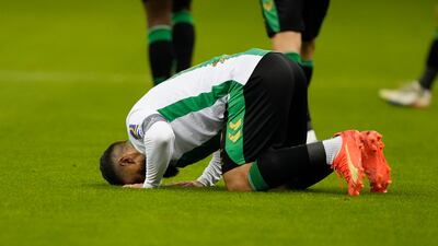 Nabil Fekir after scoring for Real Betis. AP