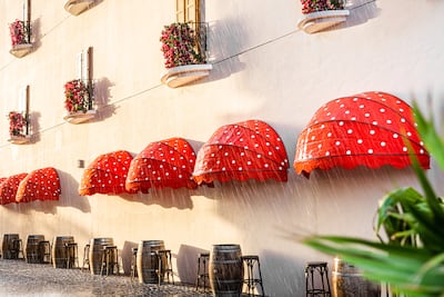 Rainy street at Côte d’Azur Monaco Hotel. Photo: Heart of Europe