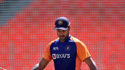 India's Mayank Agarwal. AP