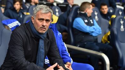Chelsea manager Jose Mourinho has seen his reigning English Premier League champions lose nine league games in 16 matches so far this season. Ben Stansall / AFP