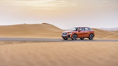 The Audi Q2, which has its origins in 2012 concept the Crosslane, makes good use of its 1.4L engine and 150hp. It’s aimed at younger drivers, evident in many of the sunny paint-job options. Courtesy Audi