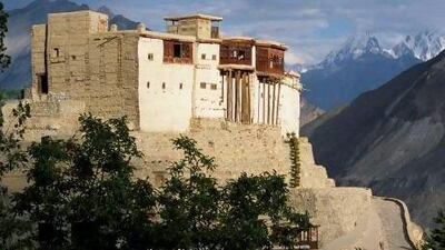 Baltit Fort towers over the village of Karimibad and is one of the major sights of the Karakorum Highway. Amar Grover / JAI / Corbis