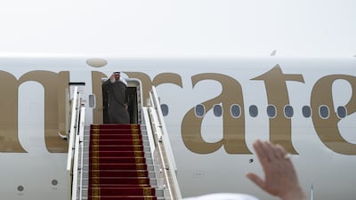 Sheikh Mohamed departs from Bahrain