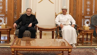 Iranian Foreign Minister Abbas Araghchi was officially welcomed by Omani officials on his arrival in Muscat on Saturday. Photo: IRNA