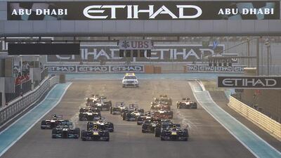 The double points on offer on November 23 means Mercedes team mates Nico Rosberg and Lewis Hamilton each have the chance of being crowned as the 2014 champion. Christopher Pike / The National